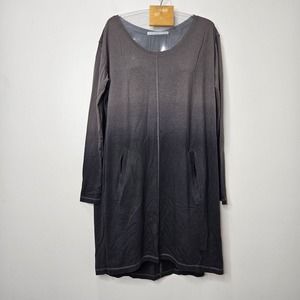 Peruvian Connection Ombre Long Sleeve Sweater Dress Size XS Pima/ Modal Blend